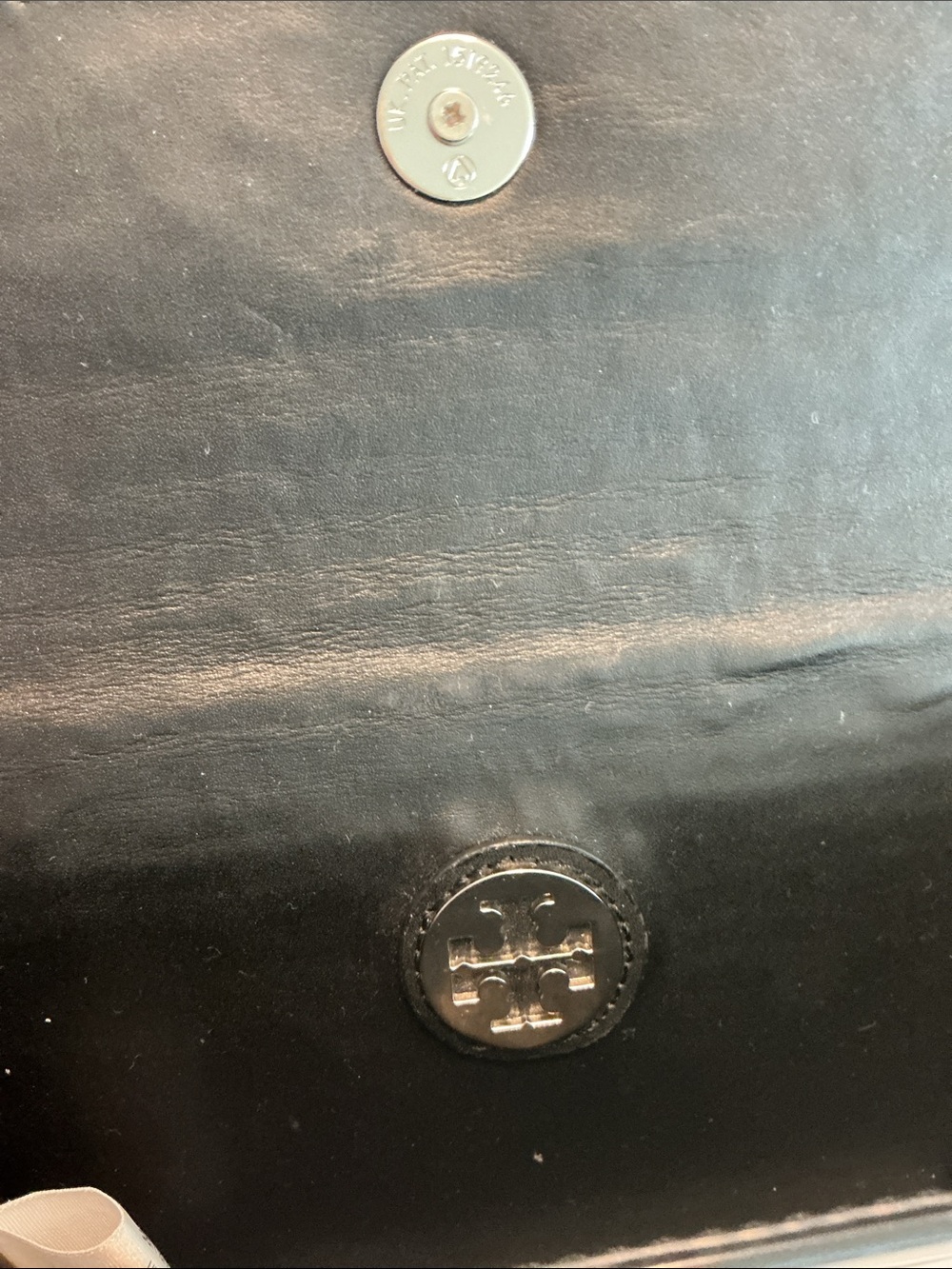 Tory Burch Black Ribbed Clutch - Picture 5 of 5